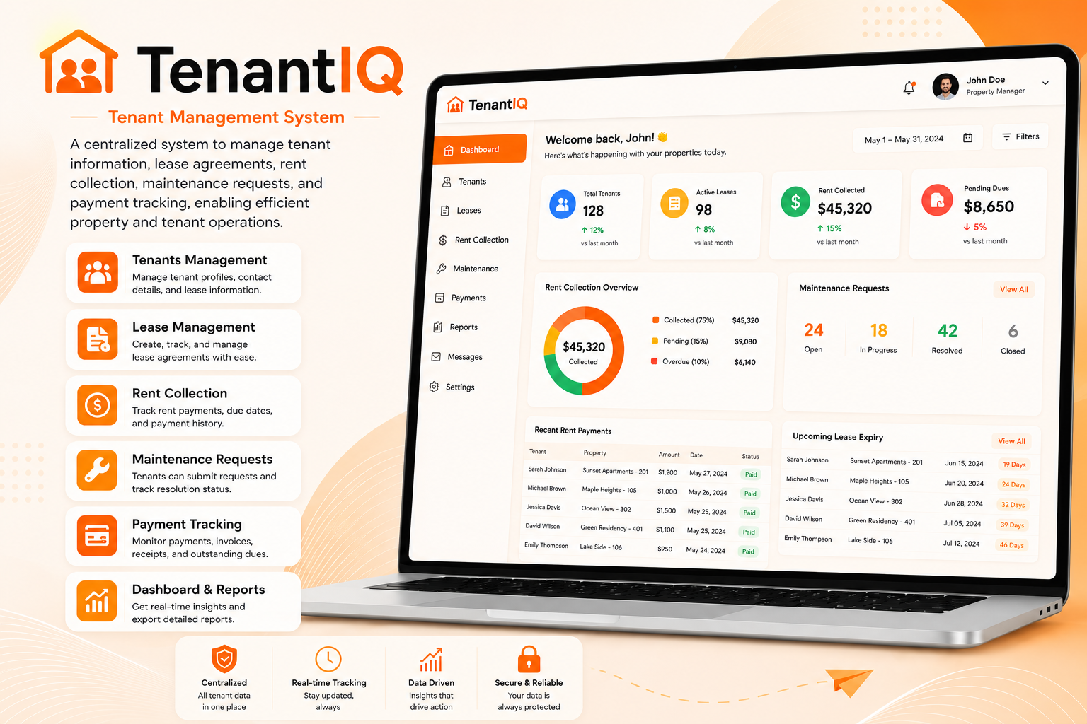 TenantIQ – Tenant Management System