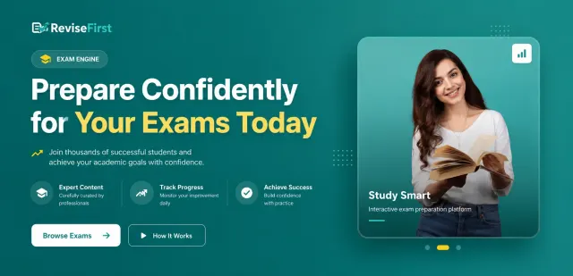 Just Revise website homepage screenshot